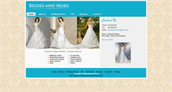 Desktop Screenshot of bridesandmore.co.za